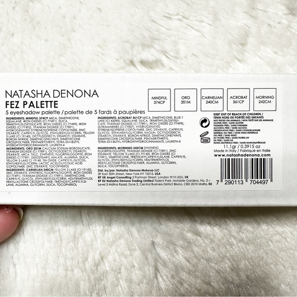 NIB Natasha Denona Fez Eyeshadow Palette 5 Shades Desert Browns & Blues - Picture 8 of 11